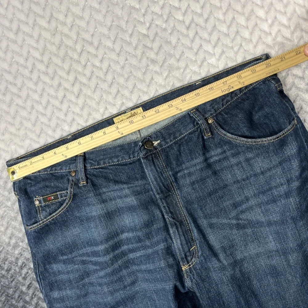 Wrangler 20X Jeans Mens 40x36 Blue Dark Wash 01 Competition Retro Rodeo EUC